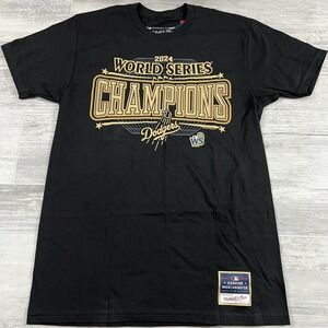 Mitchell & Ness LA Dodgers 2024 World Champions Graphic Tee Men's Medium‎ NWT